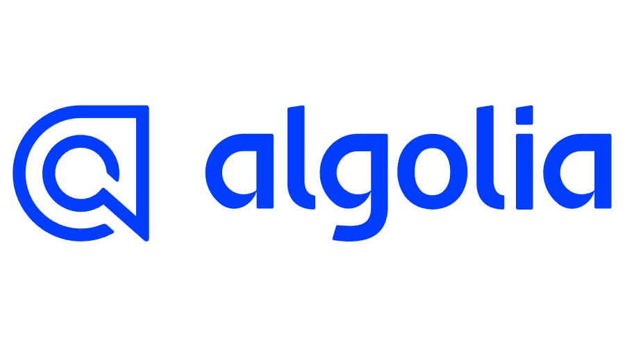 Logo d'Algolia, outil d'optimisation de recherche interne