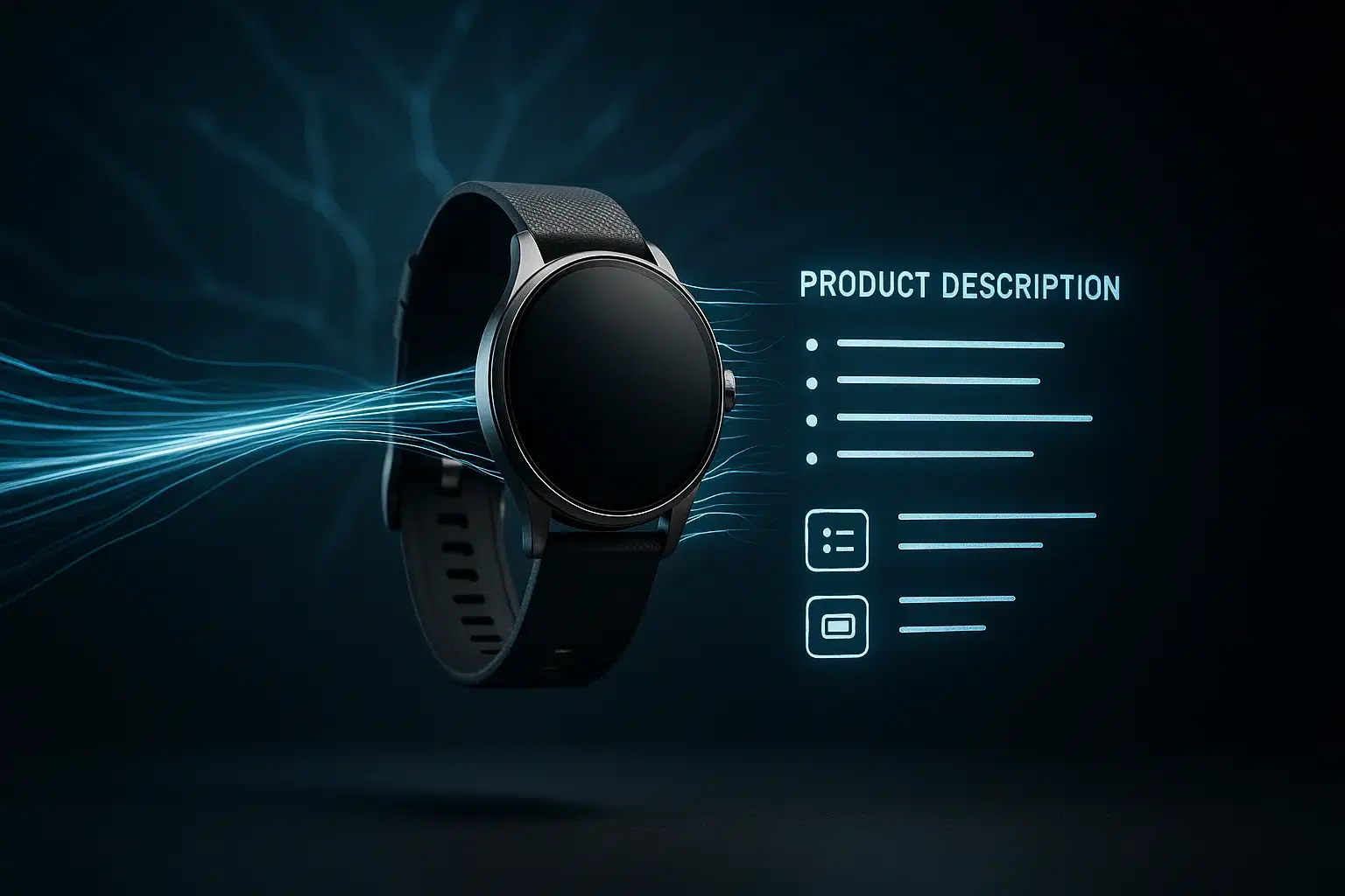 Une fiche produit avec IA