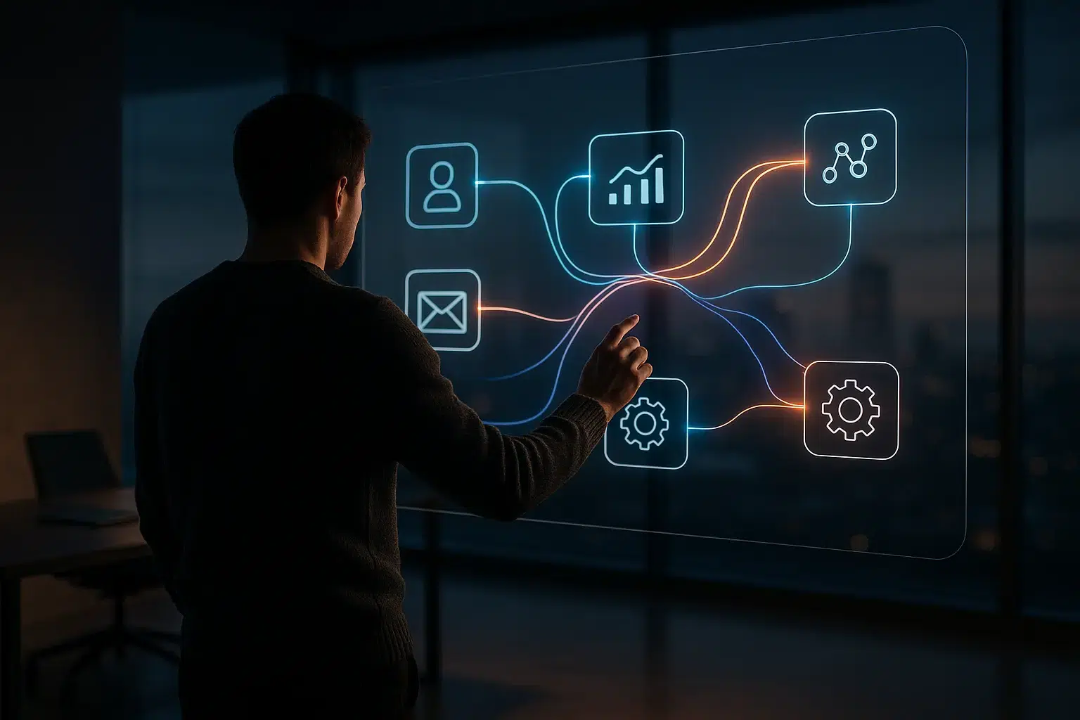 Illustration d'outils d'automatisation de tâches