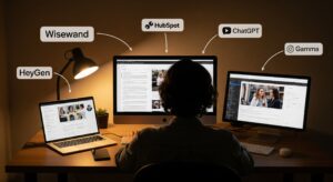 Une illustration des meilleures IA pour le marketing de contenu